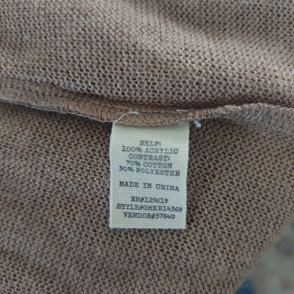 Gimmicks by BKE Floral Paisley Open Front Sweater Cardigan - Picture 8 of 8